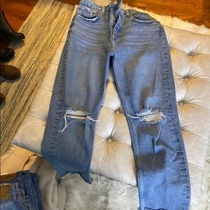 Zara straight leg jeans